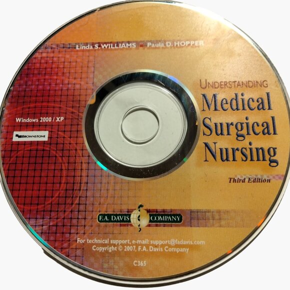Understanding Medical surgical Nursing CD Williams Hopper 3rd edition 2007 CD - Picture 4 of 8